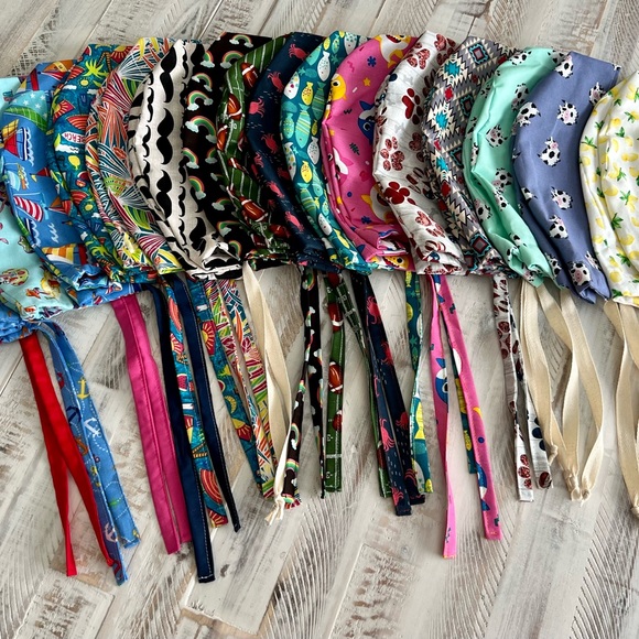 Handmade Scrub Caps / Scrub Hats - Picture 2 of 10